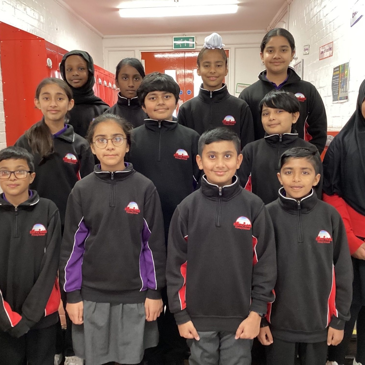 This year's prefects! Rushey Mead Primary School